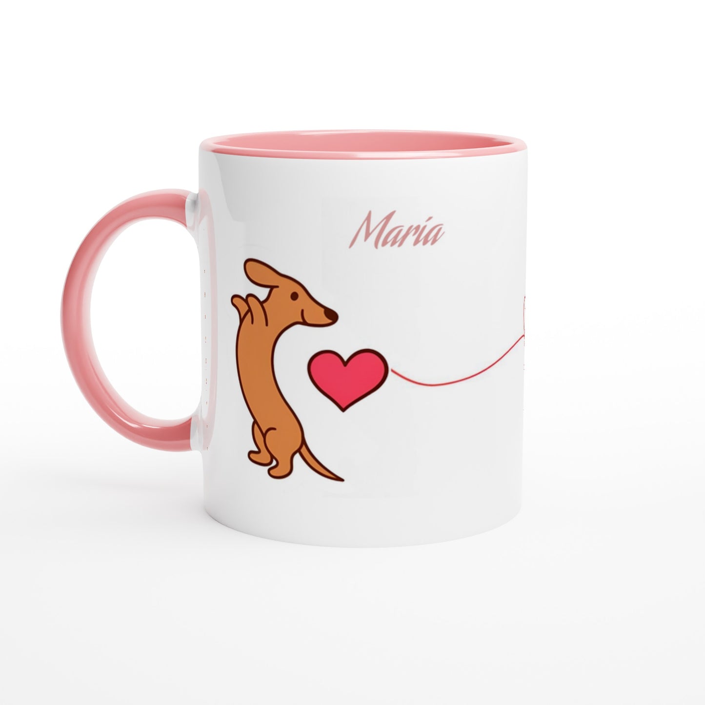 Pack 2 tazas hilo rojo animalitos - Personalizada