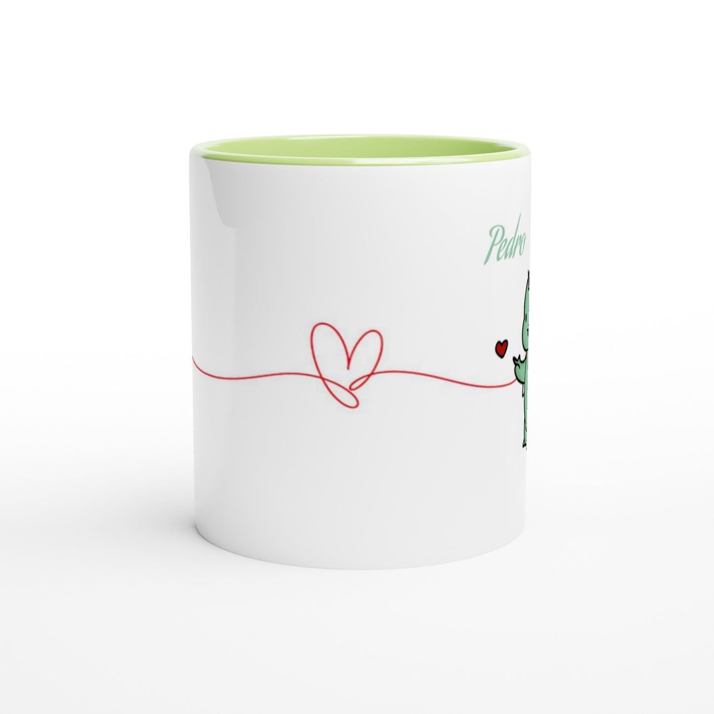 Pack 2 tazas hilo rojo Dino - Personalizada