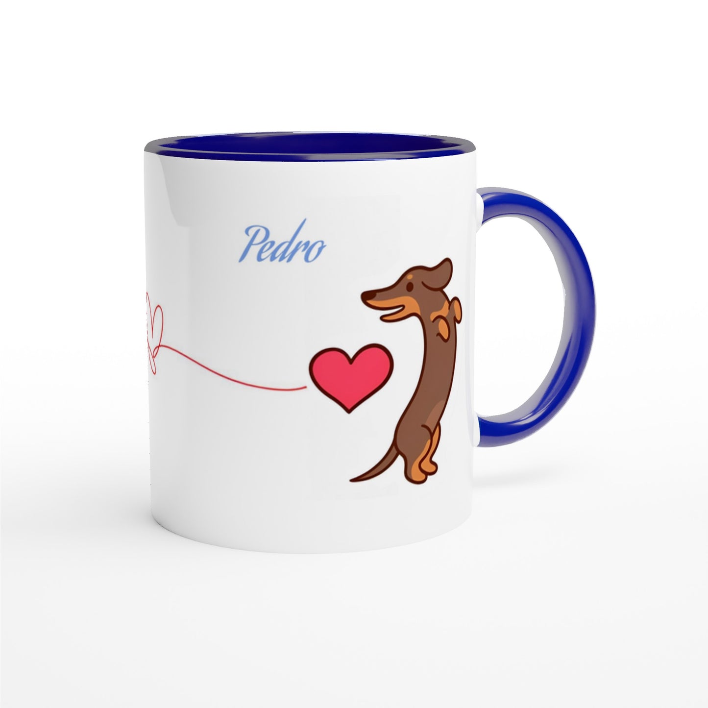 Pack 2 tazas hilo rojo animalitos - Personalizada