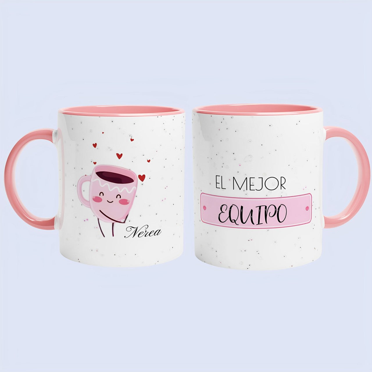 Pack 2 tazas equipo - Pesonalizada con nombres
