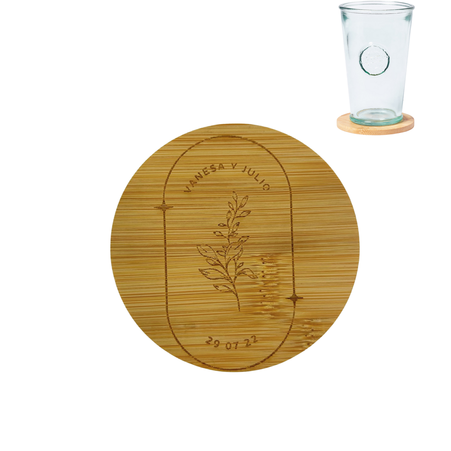 Posavasos para boda - Personalizado
