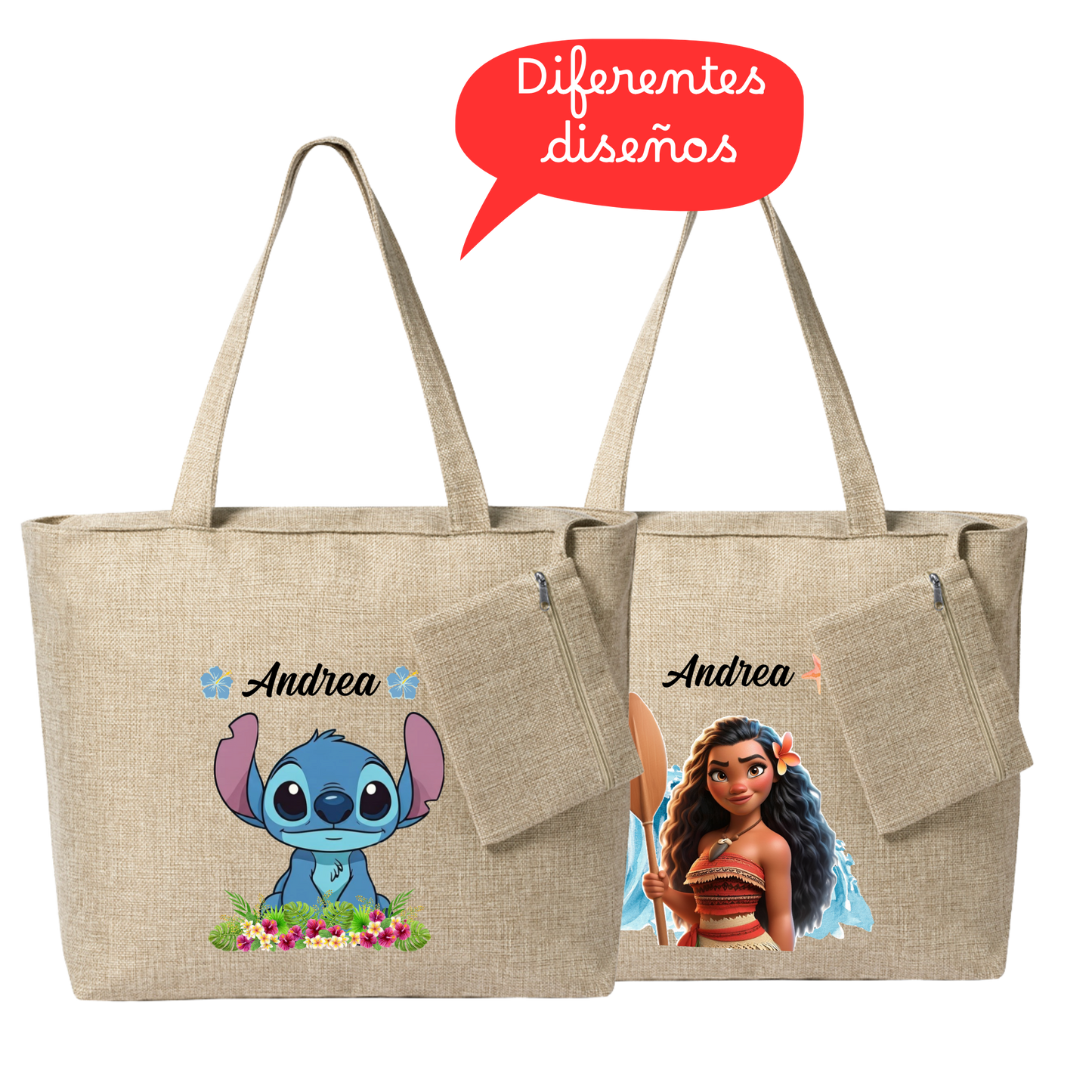 Bolso de verano - Personalizado con personaje y nombre