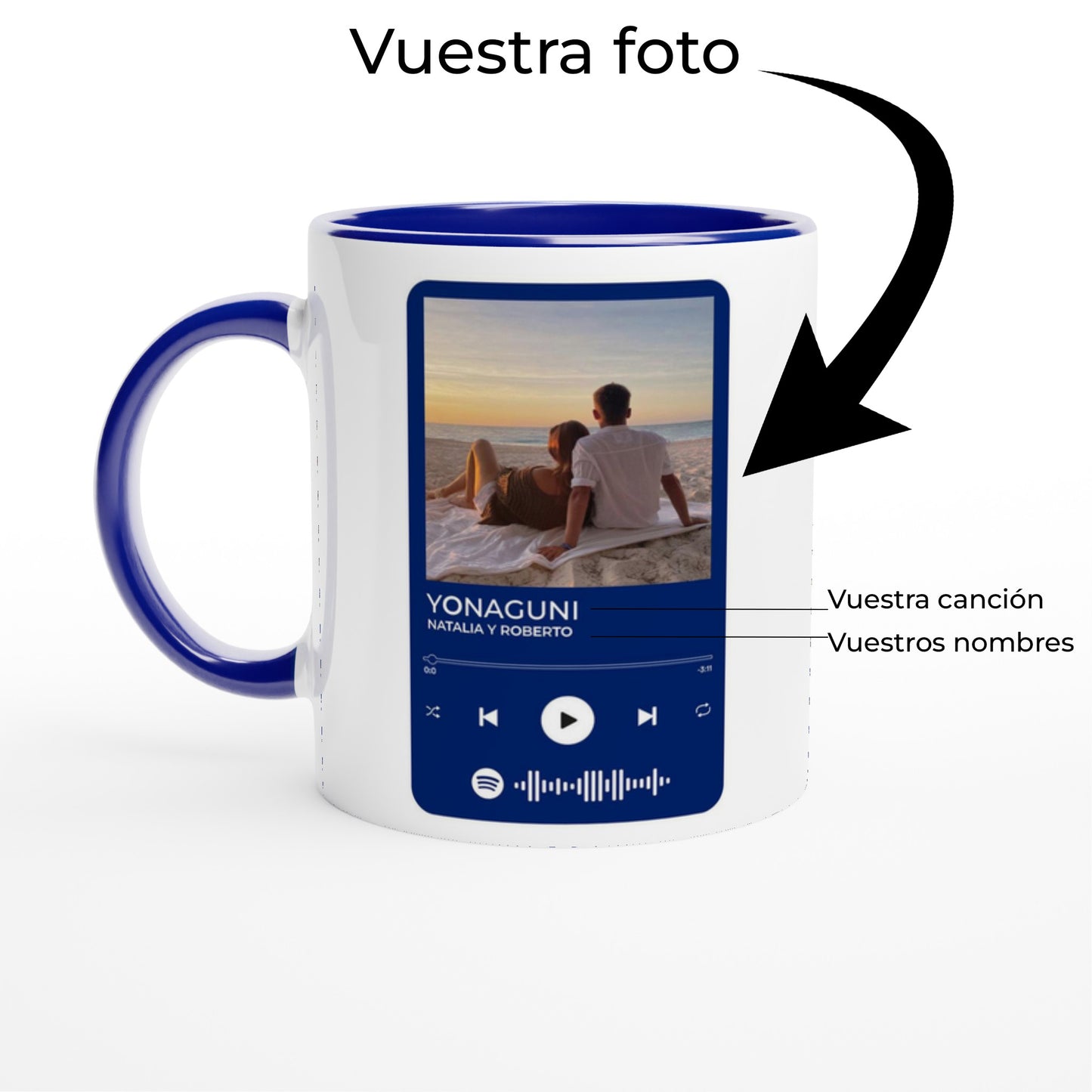 Taza Spotify - Personalizada