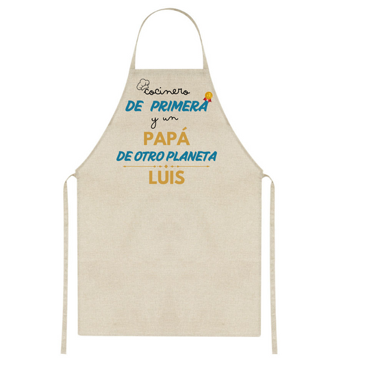 Delantal Personalizado para Papá -  Cocineo de primera