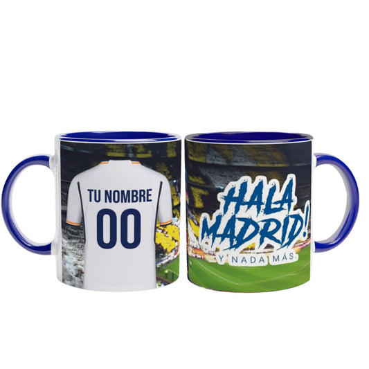 Taza equipo Fútbol - Personalizada con nombre y número
