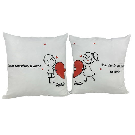 Pack 2 cojines - Personalizados Monigotes