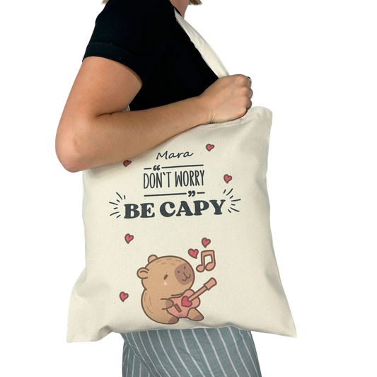 Tote bag premium - Capibara personalizado