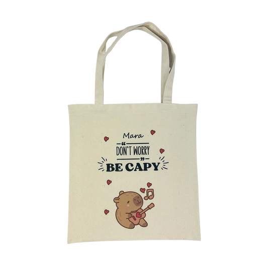 Tote bag premium - Capibara personalizado