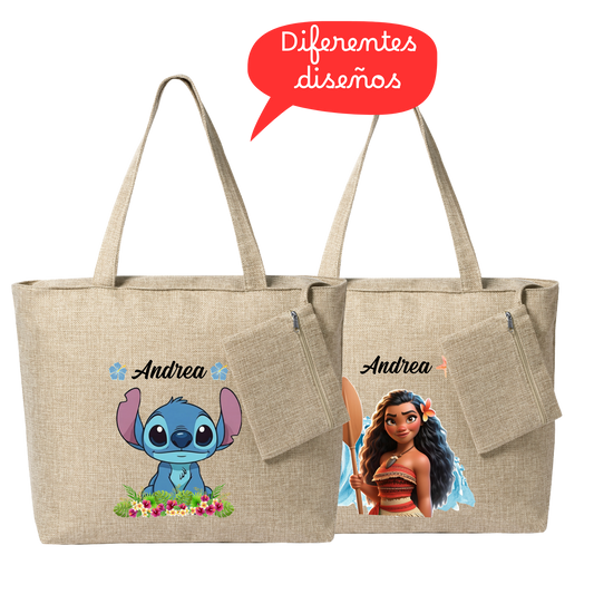 Bolso de verano - Personalizado con personaje y nombre