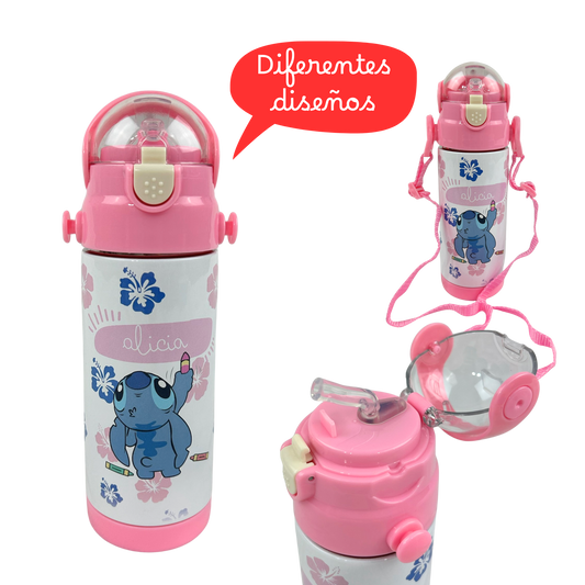 Botella Infantil Personalizada - Personaje y Nombre