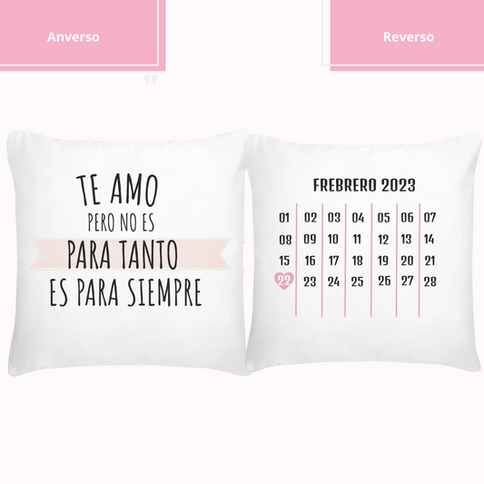 Cojin Personalizado - Calendario