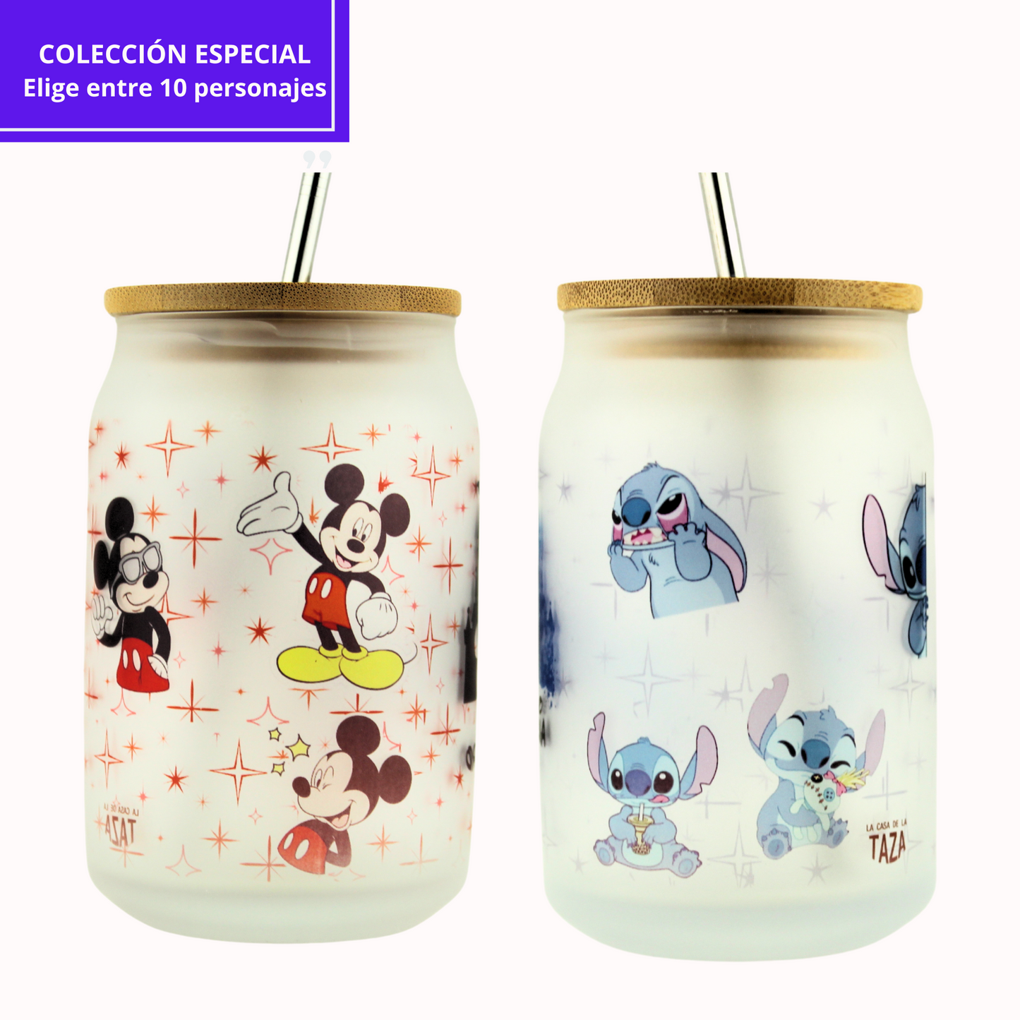 Tarro Colección Especial - Personajes Personalizada con Nombre