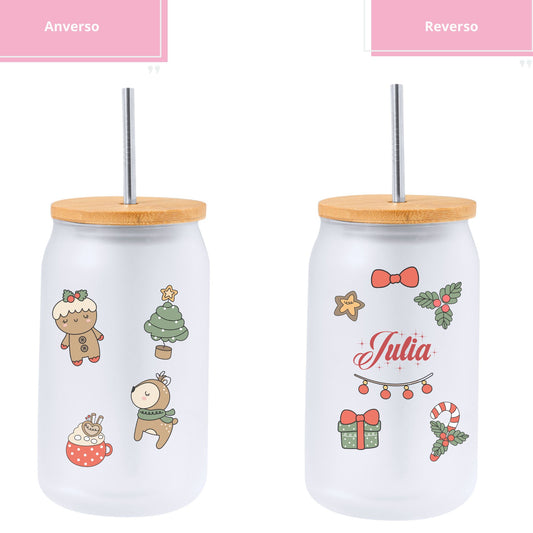 Tarro Navidad - Personalizado con nombre
